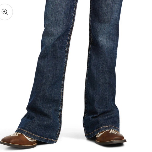 Ariat Girl's Dresden Stretch Fit Flare Jean - Picture 2 of 8